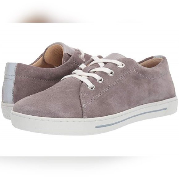 Birkenstock Kids Arran Grey Suede Sneaker | Size 2 Big Boy | NIB | Multiple - Picture 2 of 16